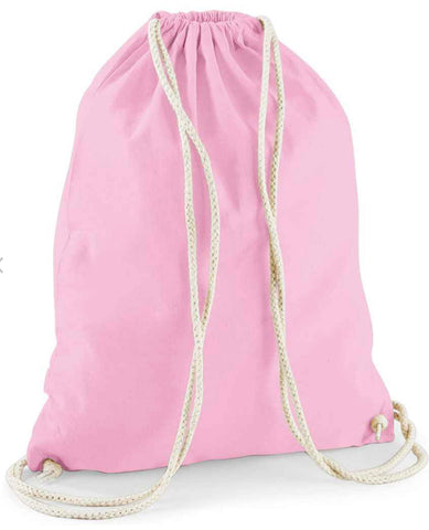 Gym Bag Westford Mill Cotton Pink