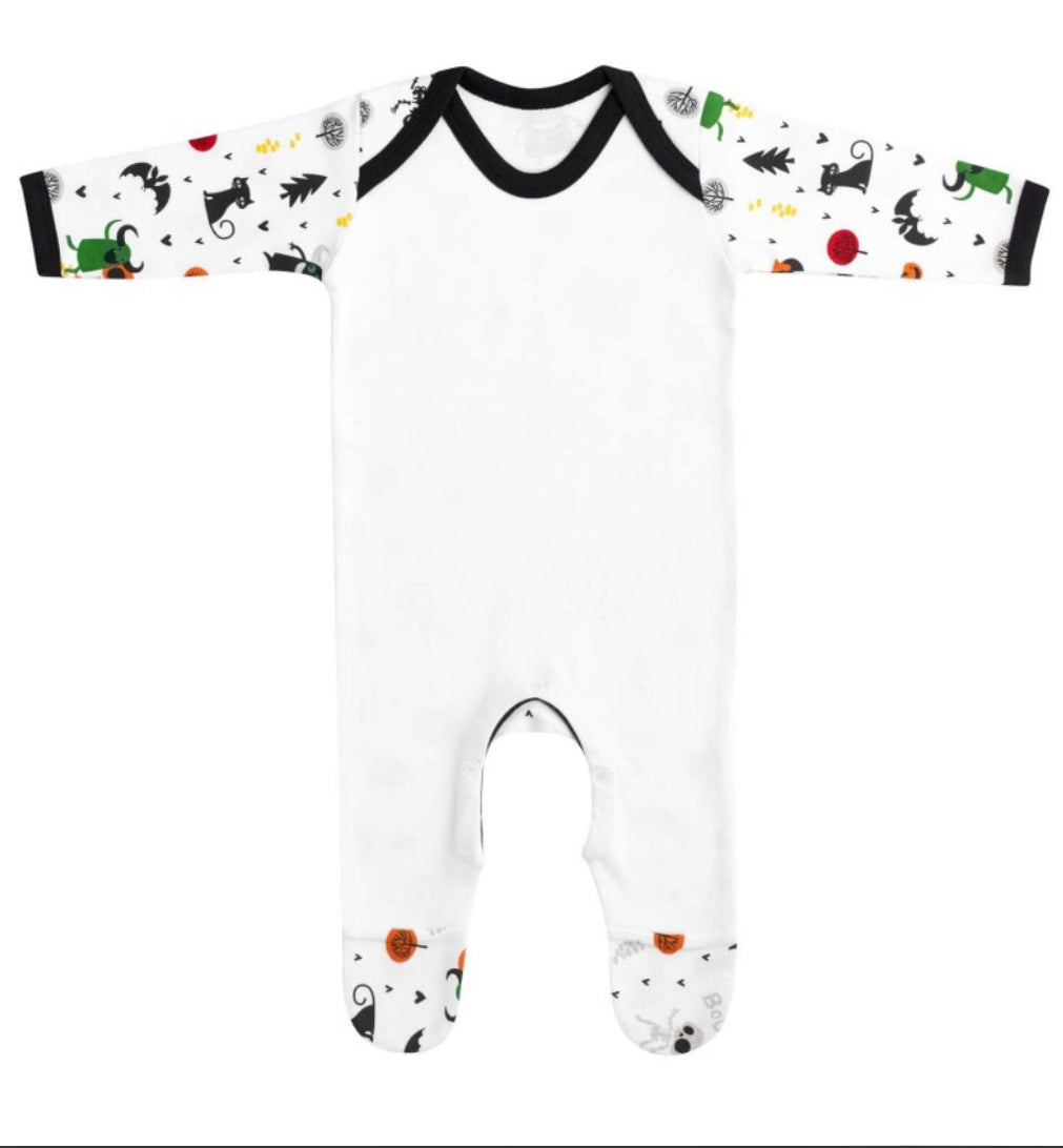 Halloween Pyjamas Monster Print Long Sleeve Pyjama Set