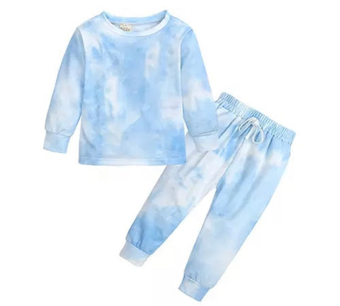 Loungewear   Blue Tie Dye   Kids /Adults