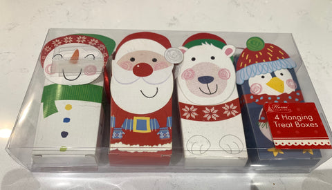 Christmas Hanging Treat Boxes