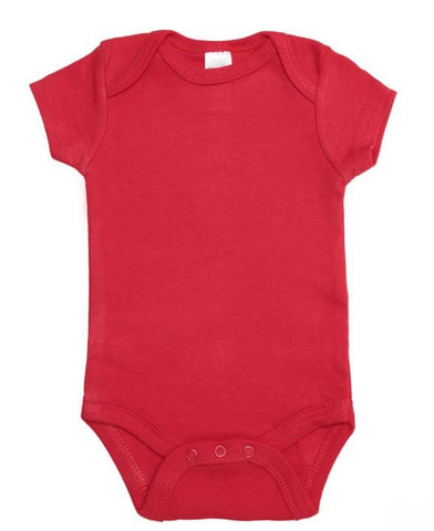 Baby Grow Short Sleeve - Red