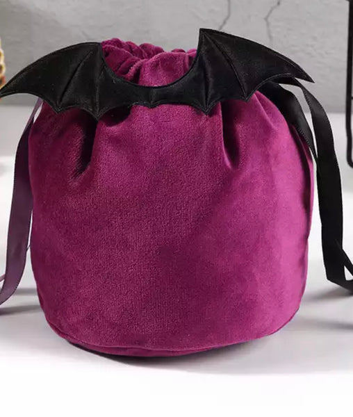 Halloween Velvet drawstring bags / pouch  various