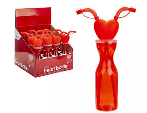 Heart Valentine / Christmas Elf / Santa / Snowman Drinking Bottles
