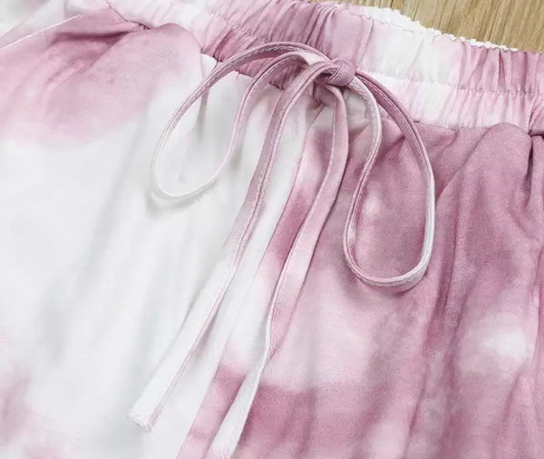Loungewear   Pink Tie Dye   Kids /Adults